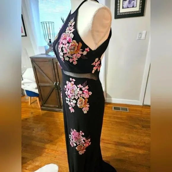 Xscape floral prom/formal gown - Picture 2 of 6